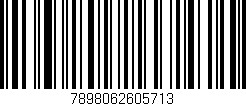 Código de barras (EAN, GTIN, SKU, ISBN): '7898062605713'