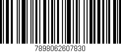 Código de barras (EAN, GTIN, SKU, ISBN): '7898062607830'