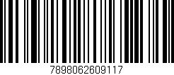 Código de barras (EAN, GTIN, SKU, ISBN): '7898062609117'