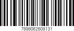 Código de barras (EAN, GTIN, SKU, ISBN): '7898062609131'