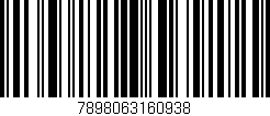 Código de barras (EAN, GTIN, SKU, ISBN): '7898063160938'