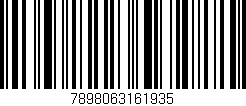 Código de barras (EAN, GTIN, SKU, ISBN): '7898063161935'
