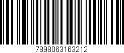 Código de barras (EAN, GTIN, SKU, ISBN): '7898063163212'