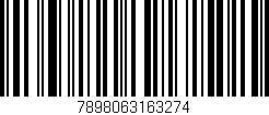 Código de barras (EAN, GTIN, SKU, ISBN): '7898063163274'