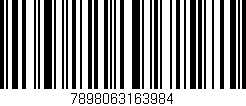 Código de barras (EAN, GTIN, SKU, ISBN): '7898063163984'