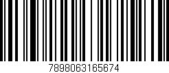 Código de barras (EAN, GTIN, SKU, ISBN): '7898063165674'