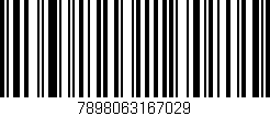 Código de barras (EAN, GTIN, SKU, ISBN): '7898063167029'