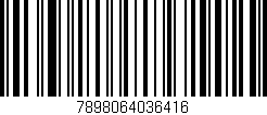 Código de barras (EAN, GTIN, SKU, ISBN): '7898064036416'