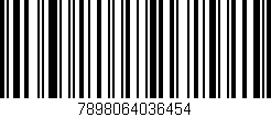 Código de barras (EAN, GTIN, SKU, ISBN): '7898064036454'