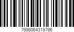 Código de barras (EAN, GTIN, SKU, ISBN): '7898064319786'