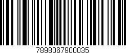 Código de barras (EAN, GTIN, SKU, ISBN): '7898067900035'