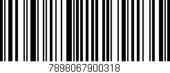 Código de barras (EAN, GTIN, SKU, ISBN): '7898067900318'