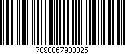 Código de barras (EAN, GTIN, SKU, ISBN): '7898067900325'