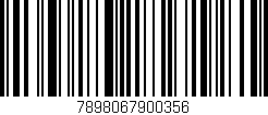 Código de barras (EAN, GTIN, SKU, ISBN): '7898067900356'