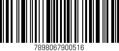 Código de barras (EAN, GTIN, SKU, ISBN): '7898067900516'