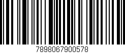 Código de barras (EAN, GTIN, SKU, ISBN): '7898067900578'