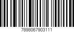 Código de barras (EAN, GTIN, SKU, ISBN): '7898067903111'
