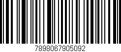 Código de barras (EAN, GTIN, SKU, ISBN): '7898067905092'