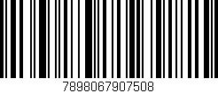 Código de barras (EAN, GTIN, SKU, ISBN): '7898067907508'