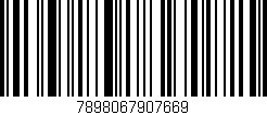 Código de barras (EAN, GTIN, SKU, ISBN): '7898067907669'