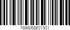 Código de barras (EAN, GTIN, SKU, ISBN): '7898069831931'