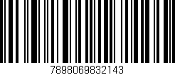 Código de barras (EAN, GTIN, SKU, ISBN): '7898069832143'
