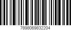 Código de barras (EAN, GTIN, SKU, ISBN): '7898069832204'