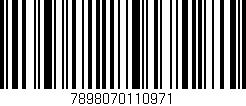 Código de barras (EAN, GTIN, SKU, ISBN): '7898070110971'