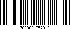 Código de barras (EAN, GTIN, SKU, ISBN): '7898071052010'