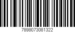 Código de barras (EAN, GTIN, SKU, ISBN): '7898073081322'