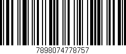 Código de barras (EAN, GTIN, SKU, ISBN): '7898074778757'