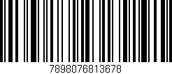Código de barras (EAN, GTIN, SKU, ISBN): '7898076813678'