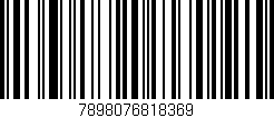 Código de barras (EAN, GTIN, SKU, ISBN): '7898076818369'