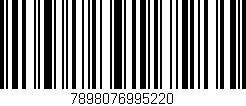 Código de barras (EAN, GTIN, SKU, ISBN): '7898076995220'