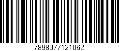 Código de barras (EAN, GTIN, SKU, ISBN): '7898077121062'