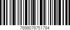 Código de barras (EAN, GTIN, SKU, ISBN): '7898078751794'