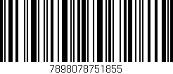Código de barras (EAN, GTIN, SKU, ISBN): '7898078751855'