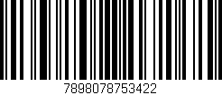 Código de barras (EAN, GTIN, SKU, ISBN): '7898078753422'