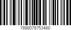 Código de barras (EAN, GTIN, SKU, ISBN): '7898078753460'
