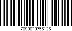 Código de barras (EAN, GTIN, SKU, ISBN): '7898078756126'