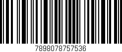 Código de barras (EAN, GTIN, SKU, ISBN): '7898078757536'