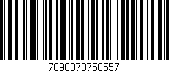 Código de barras (EAN, GTIN, SKU, ISBN): '7898078758557'