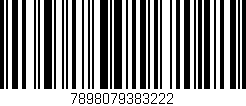 Código de barras (EAN, GTIN, SKU, ISBN): '7898079383222'
