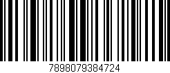 Código de barras (EAN, GTIN, SKU, ISBN): '7898079384724'