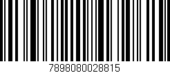 Código de barras (EAN, GTIN, SKU, ISBN): '7898080028815'