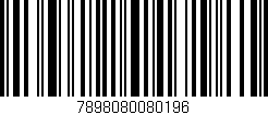 Código de barras (EAN, GTIN, SKU, ISBN): '7898080080196'