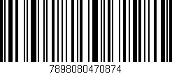 Código de barras (EAN, GTIN, SKU, ISBN): '7898080470874'