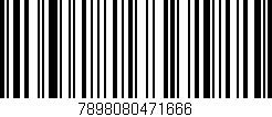Código de barras (EAN, GTIN, SKU, ISBN): '7898080471666'