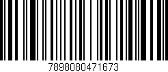 Código de barras (EAN, GTIN, SKU, ISBN): '7898080471673'