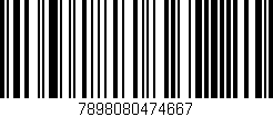 Código de barras (EAN, GTIN, SKU, ISBN): '7898080474667'